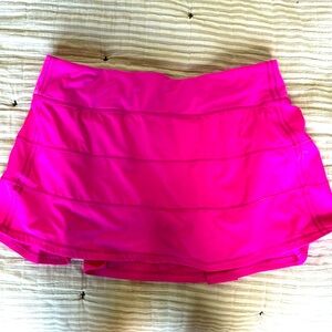 Lululemon Pace Rival Skirt Size 10 Sonic Pink
